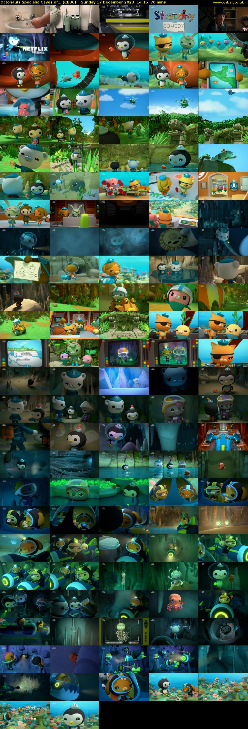 Octonauts Specials: Caves of... (CBBC) Sunday 17 December 2023 14:15 - 15:25