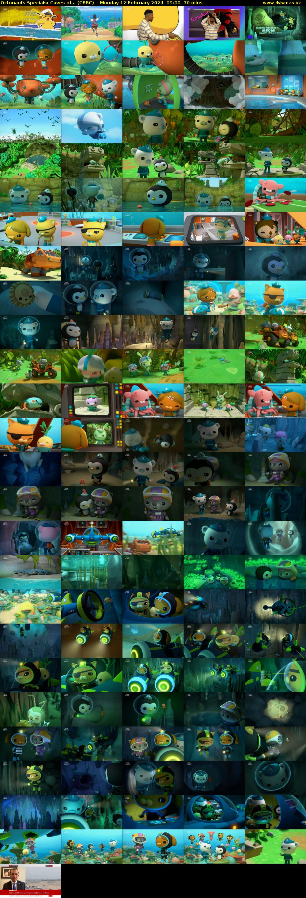 Octonauts Specials: Caves of... (CBBC) Monday 12 February 2024 09:00 - 10:10