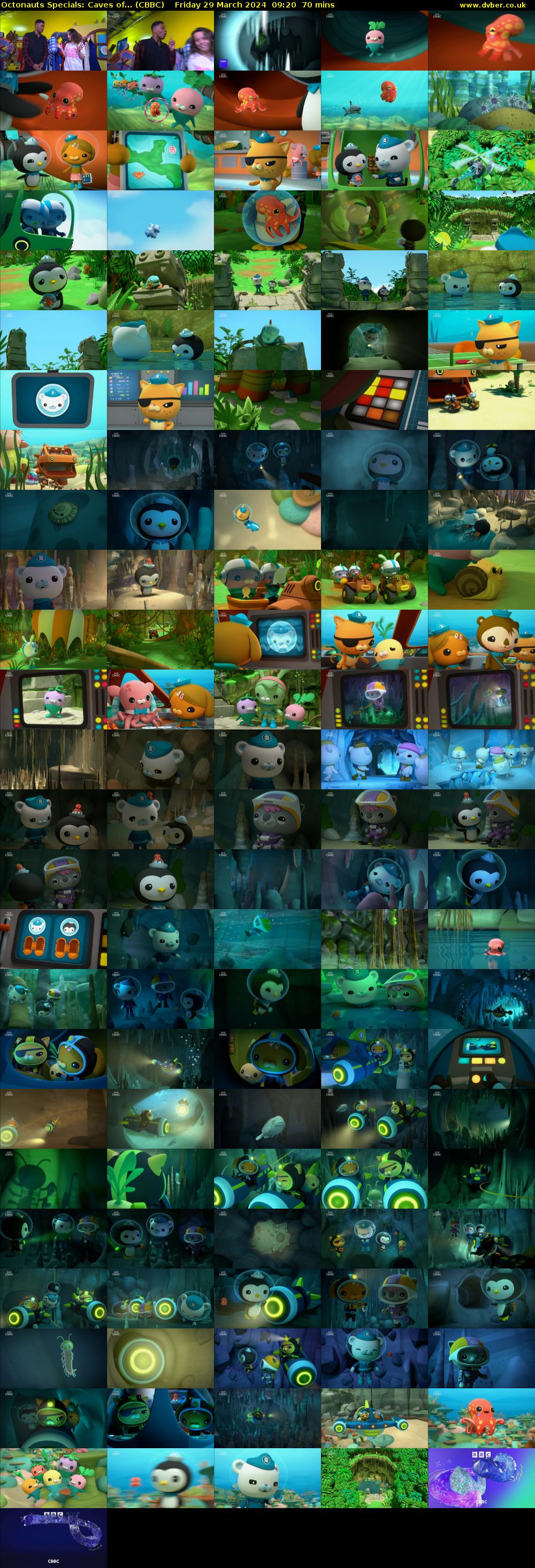 Octonauts Specials: Caves of... (CBBC) Friday 29 March 2024 09:20 - 10:30