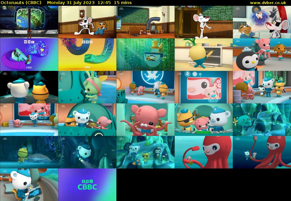 Octonauts (CBBC) Monday 31 July 2023 12:45 - 13:00