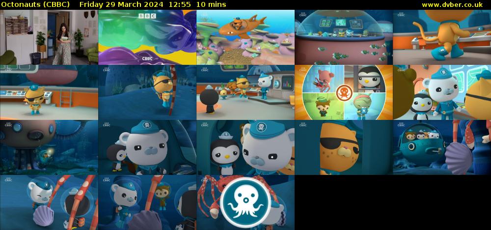 Octonauts (CBBC) Friday 29 March 2024 12:55 - 13:05