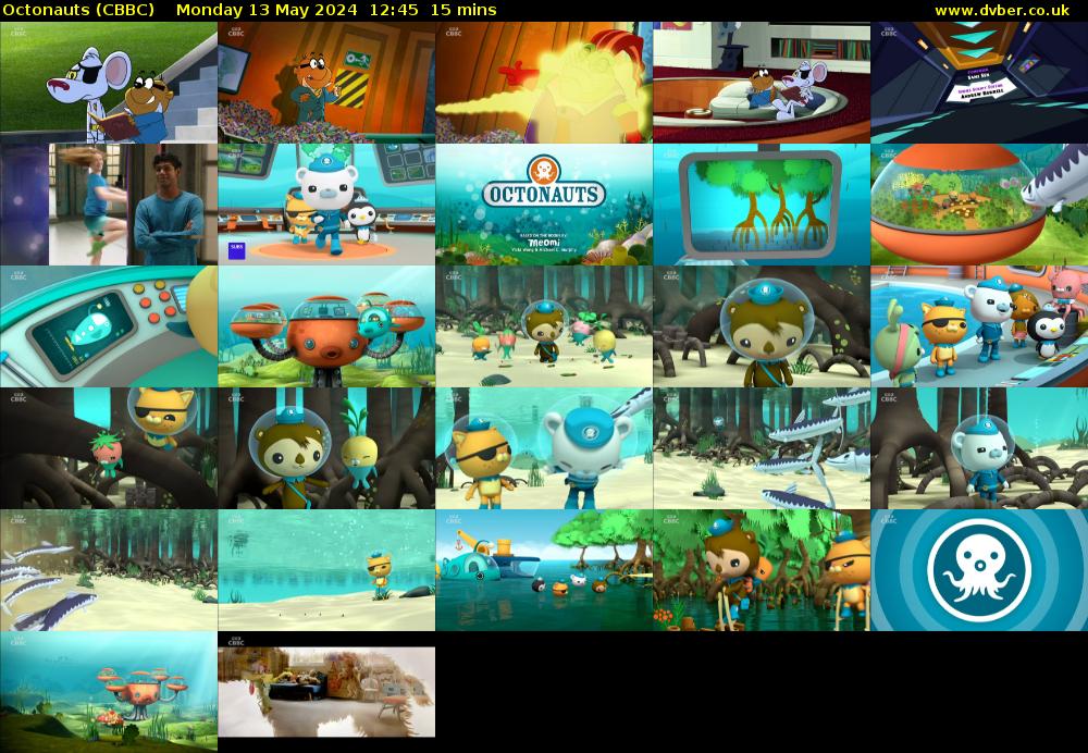 Octonauts (CBBC) Monday 13 May 2024 12:45 - 13:00