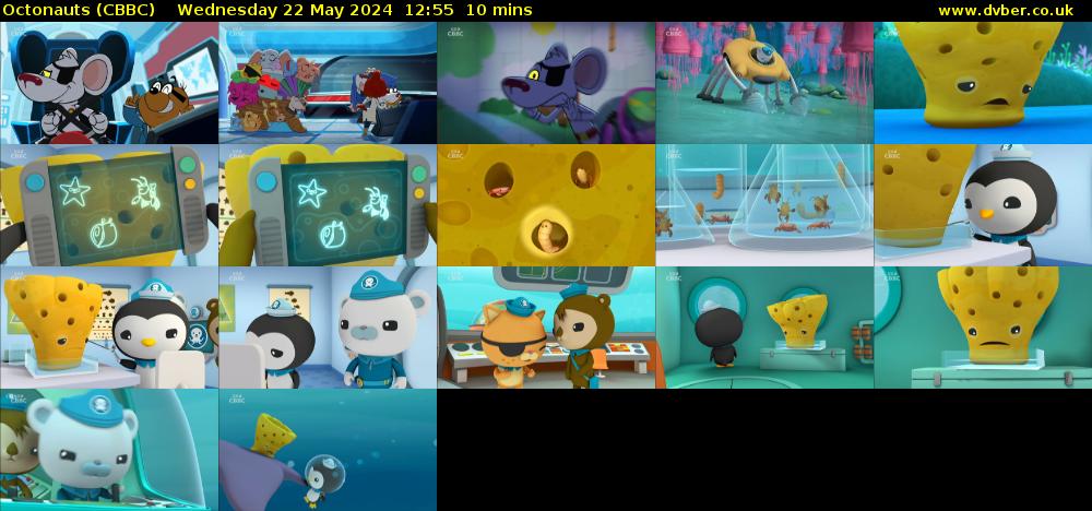 Octonauts (CBBC) Wednesday 22 May 2024 12:55 - 13:05