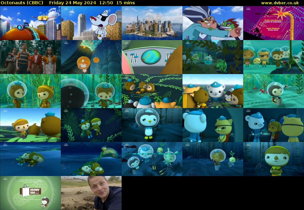 Octonauts (CBBC) Friday 24 May 2024 12:50 - 13:05