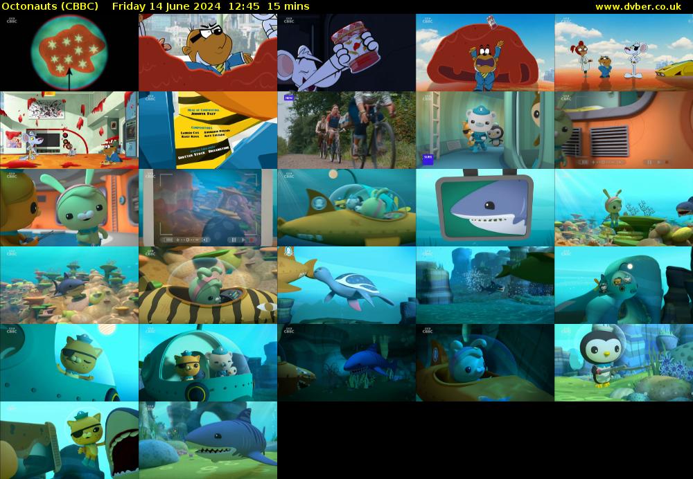 Octonauts (CBBC) Friday 14 June 2024 12:45 - 13:00