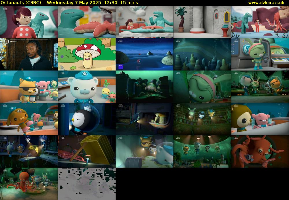 Octonauts (CBBC) Wednesday 7 May 2025 12:30 - 12:45