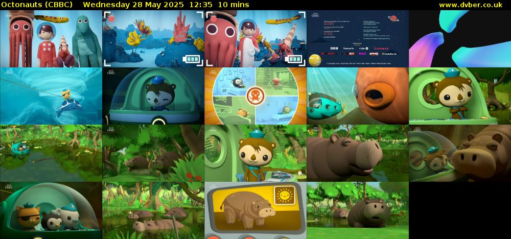 Octonauts (CBBC) Wednesday 28 May 2025 12:35 - 12:45