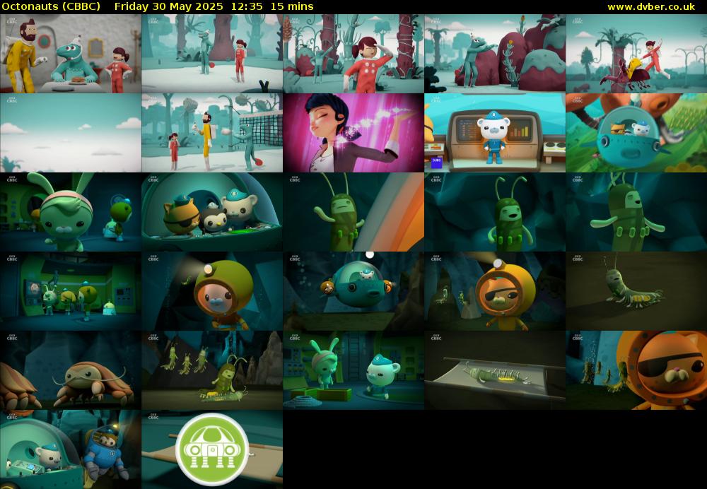 Octonauts (CBBC) Friday 30 May 2025 12:35 - 12:50