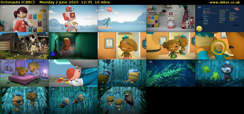 Octonauts (CBBC) Monday 2 June 2025 12:35 - 12:45