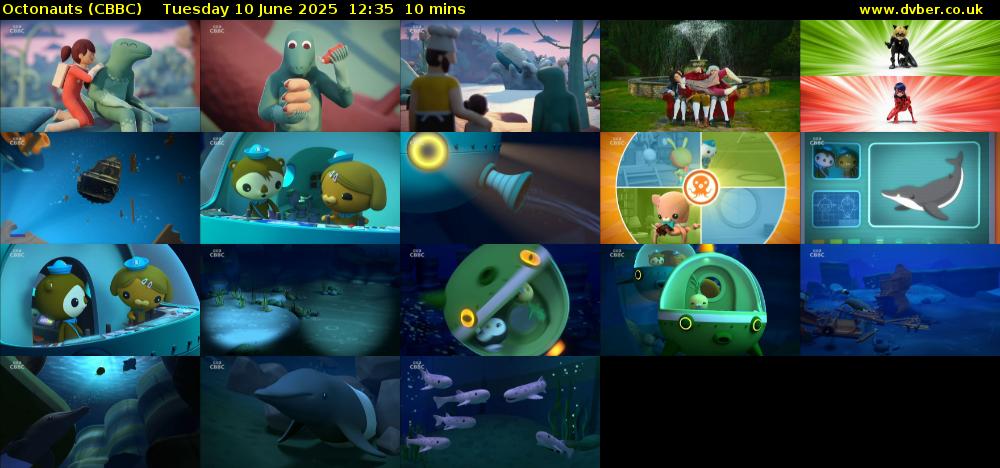 Octonauts (CBBC) Tuesday 10 June 2025 12:35 - 12:45