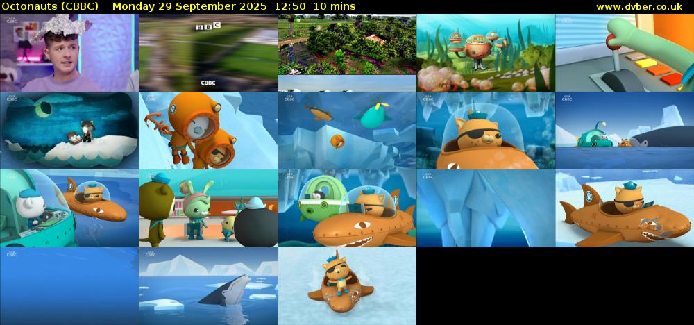 Octonauts (CBBC) Monday 29 September 2025 12:50 - 13:00