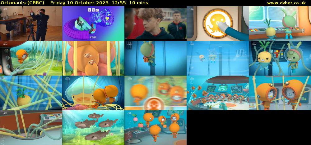 Octonauts (CBBC) Friday 10 October 2025 12:55 - 13:05