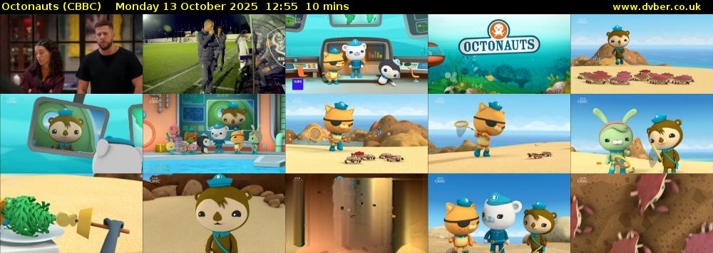 Octonauts (CBBC) Monday 13 October 2025 12:55 - 13:05
