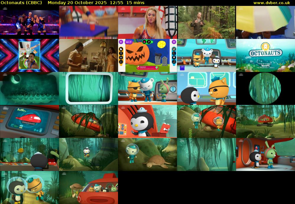 Octonauts (CBBC) Monday 20 October 2025 12:55 - 13:10