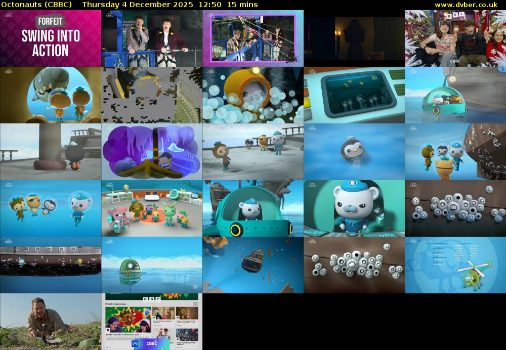 Octonauts (CBBC) Thursday 4 December 2025 12:50 - 13:05