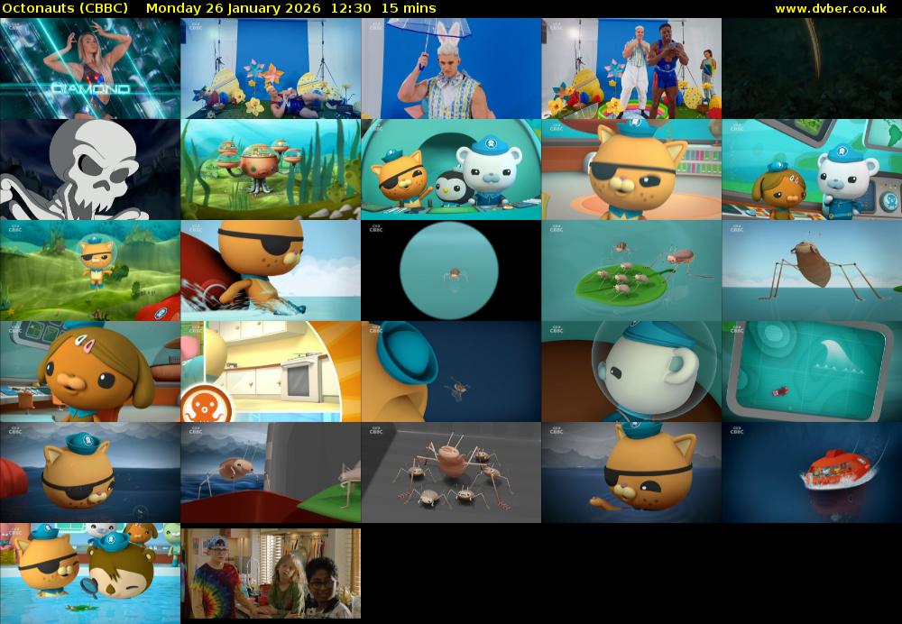 Octonauts (CBBC) Monday 26 January 2026 12:30 - 12:45