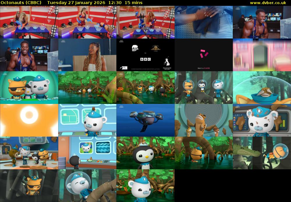 Octonauts (CBBC) Tuesday 27 January 2026 12:30 - 12:45