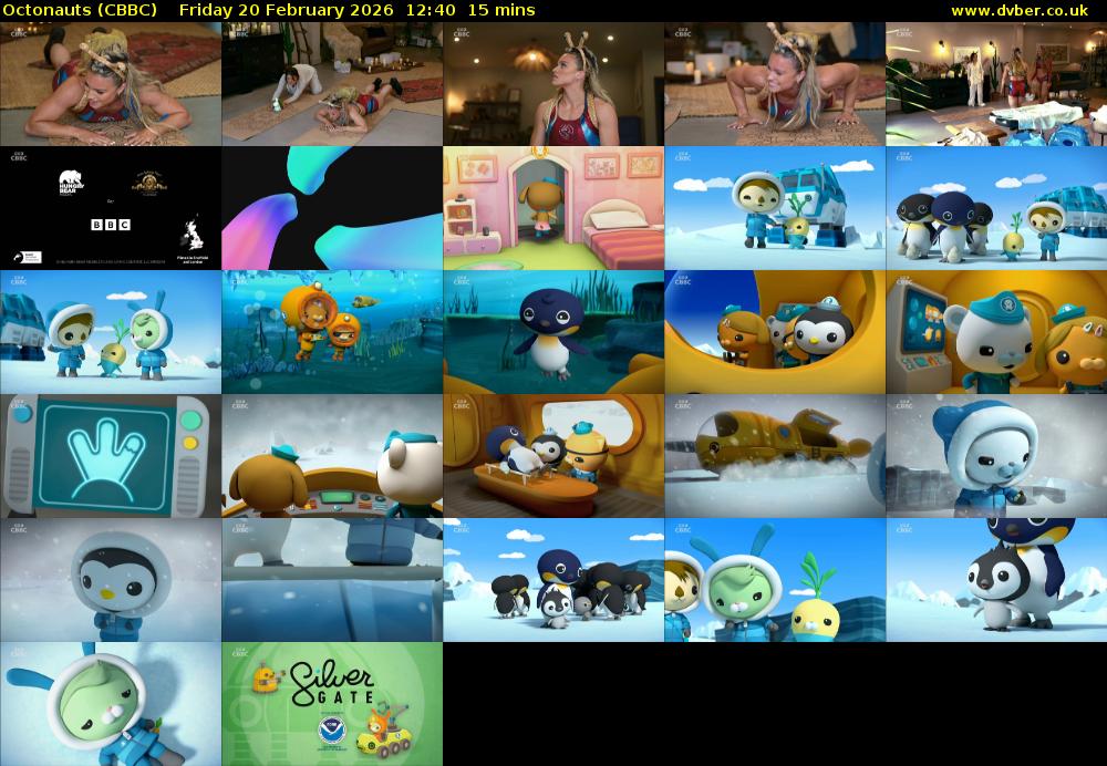Octonauts (CBBC) Friday 20 February 2026 12:40 - 12:55