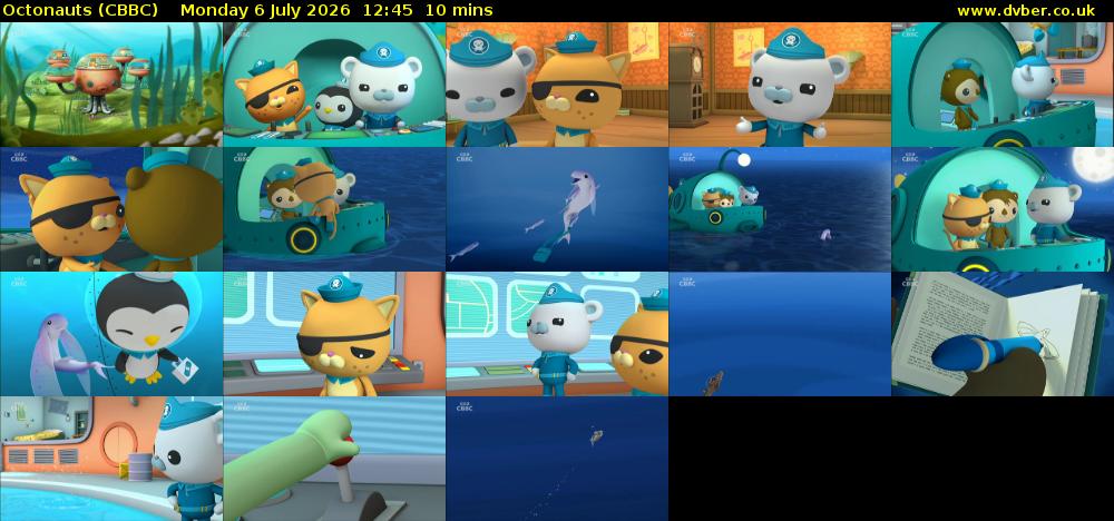 Octonauts (CBBC) Monday 6 July 2026 12:45 - 12:55