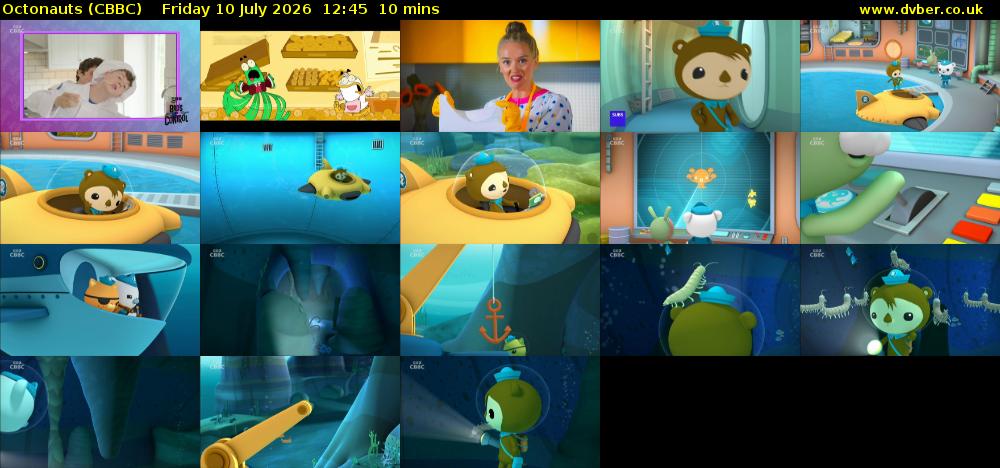 Octonauts (CBBC) Friday 10 July 2026 12:45 - 12:55