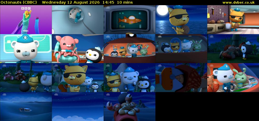 Octonauts (CBBC) Wednesday 12 August 2026 14:45 - 14:55
