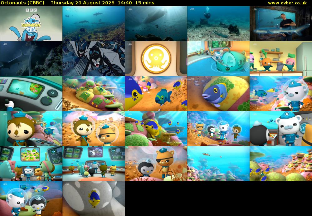Octonauts (CBBC) Thursday 20 August 2026 14:40 - 14:55
