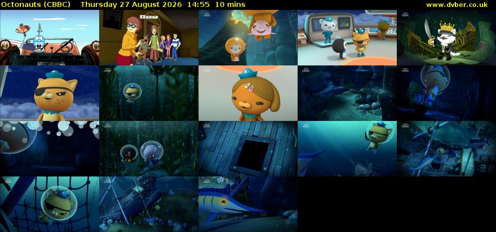 Octonauts (CBBC) Thursday 27 August 2026 14:55 - 15:05