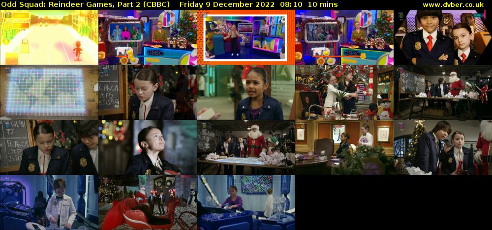 Odd Squad: Reindeer Games, Part 2 (CBBC) Friday 9 December 2022 08:10 - 08:20