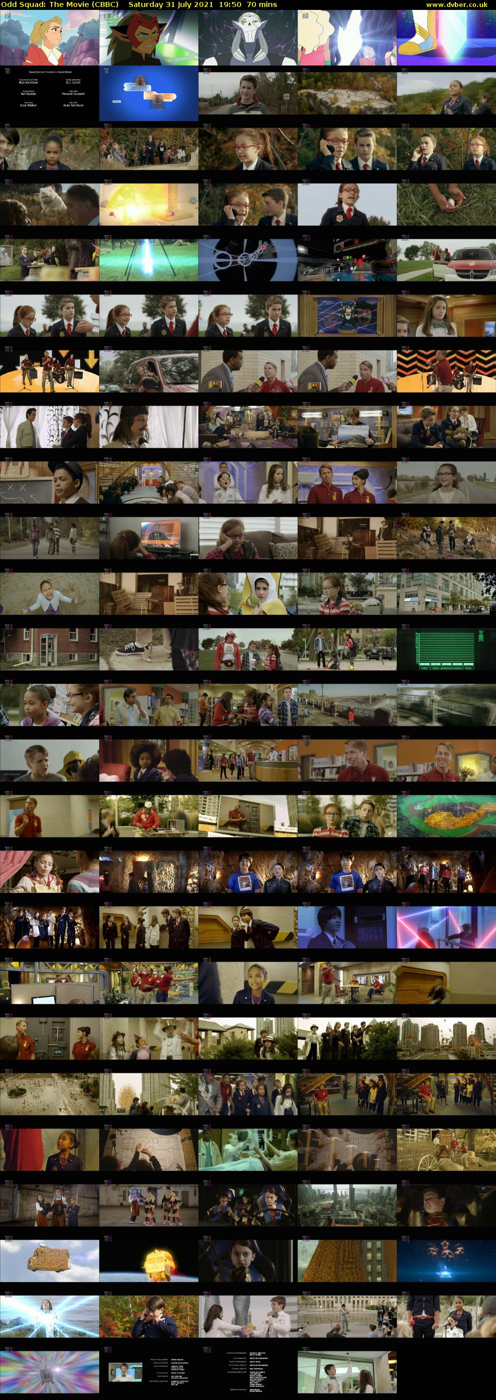 Odd Squad: The Movie (CBBC) Saturday 31 July 2021 19:50 - 21:00