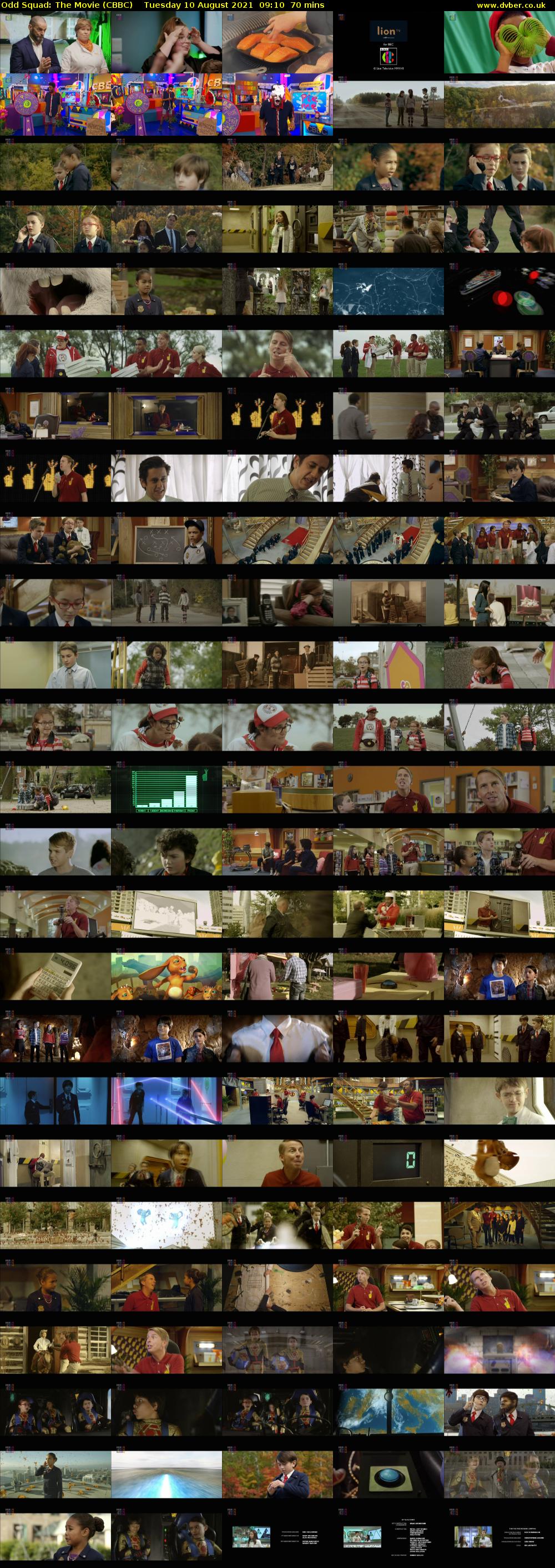 Odd Squad: The Movie (CBBC) Tuesday 10 August 2021 09:10 - 10:20