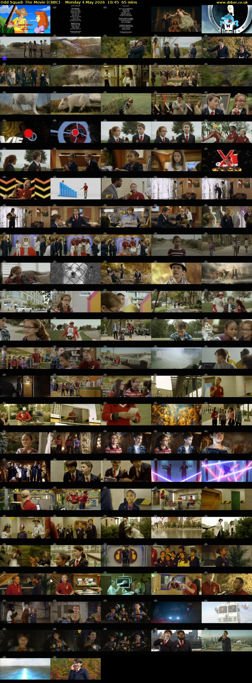 Odd Squad: The Movie (CBBC) Monday 4 May 2026 10:45 - 11:50