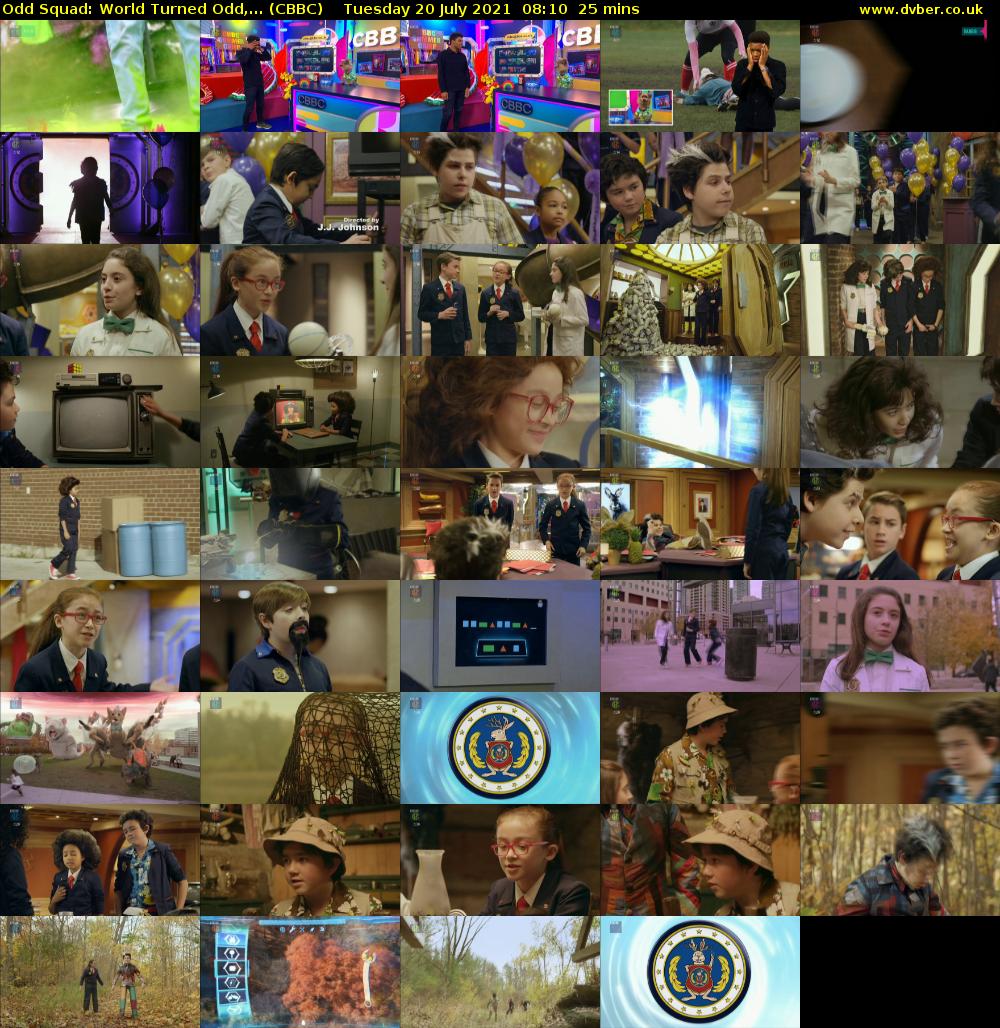Odd Squad: World Turned Odd,... (CBBC) Tuesday 20 July 2021 08:10 - 08:35