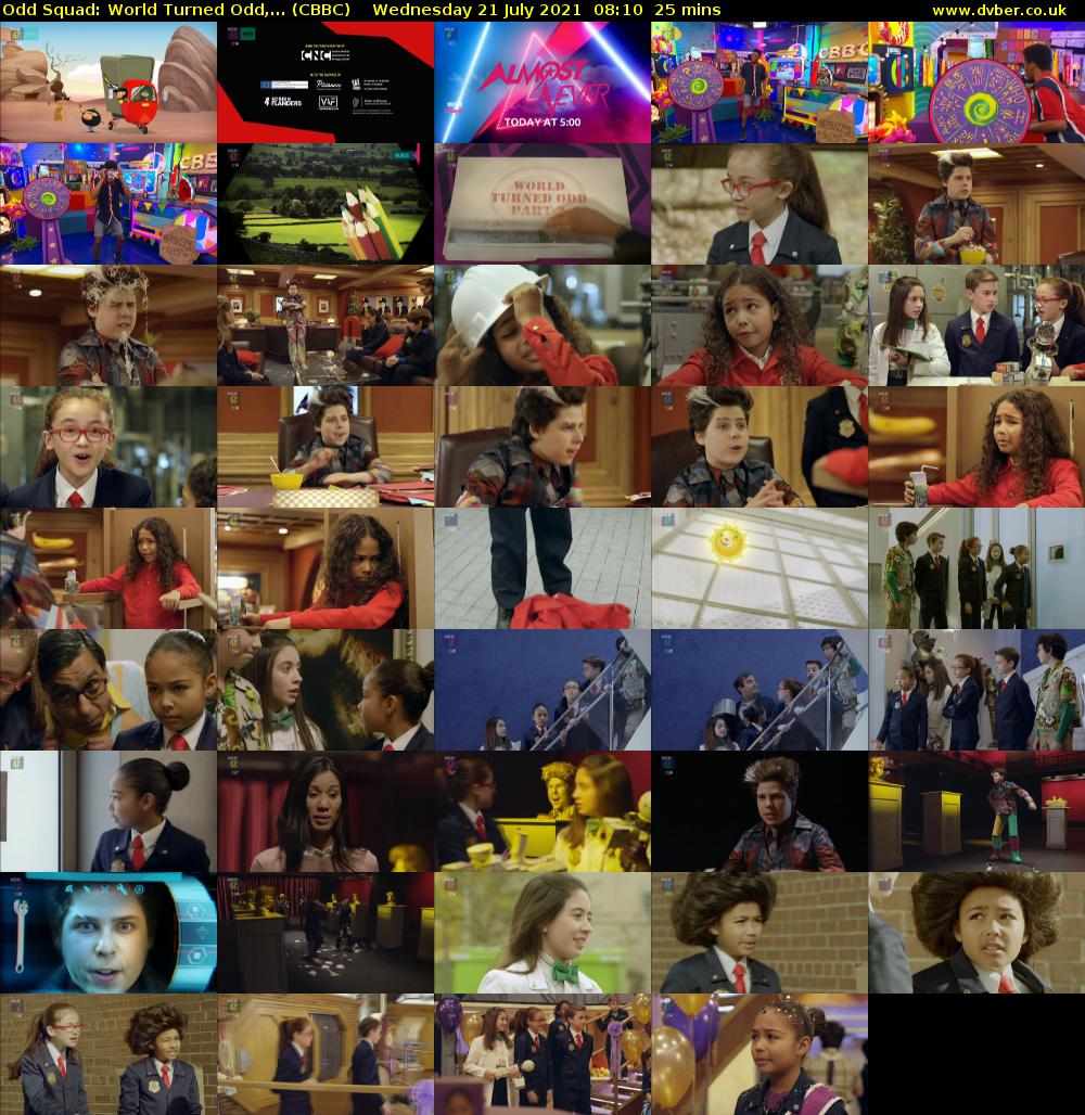 Odd Squad: World Turned Odd,... (CBBC) Wednesday 21 July 2021 08:10 - 08:35