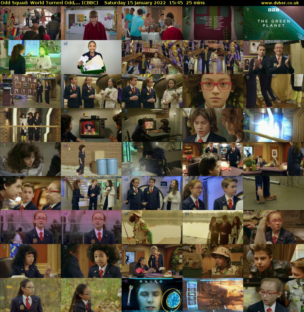 Odd Squad: World Turned Odd,... (CBBC) Saturday 15 January 2022 15:45 - 16:10
