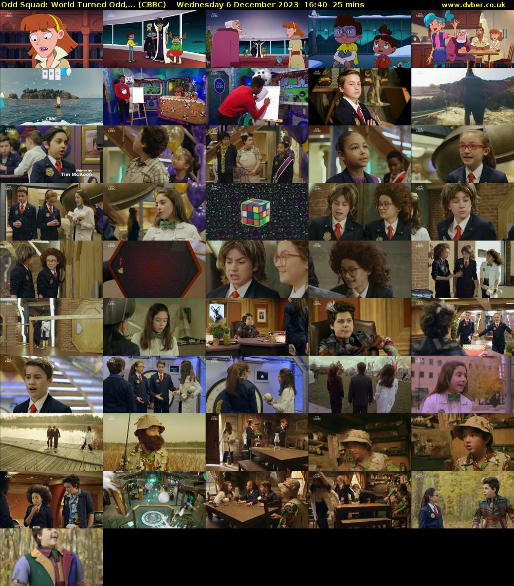 Odd Squad: World Turned Odd,... (CBBC) Wednesday 6 December 2023 16:40 - 17:05