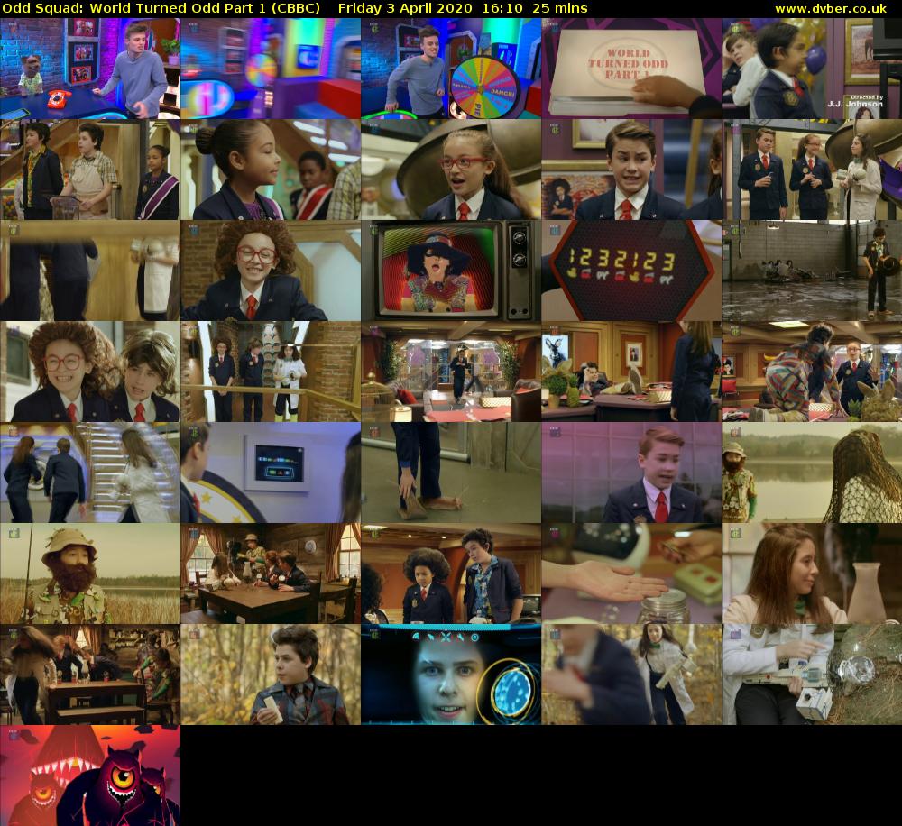 Odd Squad: World Turned Odd Part 1 (CBBC) Friday 3 April 2020 16:10 - 16:35