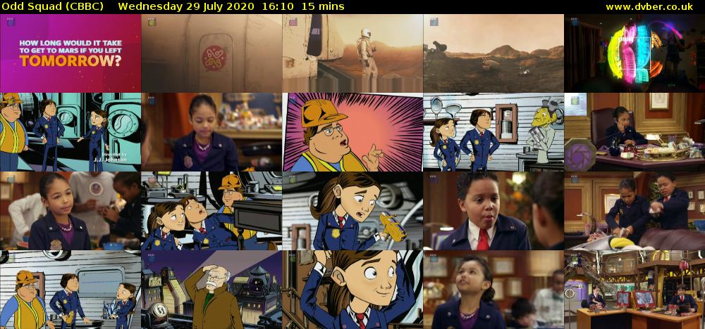 Odd Squad (CBBC) Wednesday 29 July 2020 16:10 - 16:25
