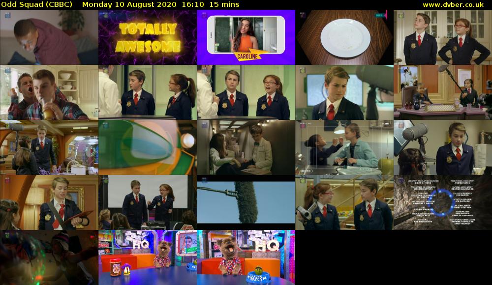 Odd Squad (CBBC) Monday 10 August 2020 16:10 - 16:25