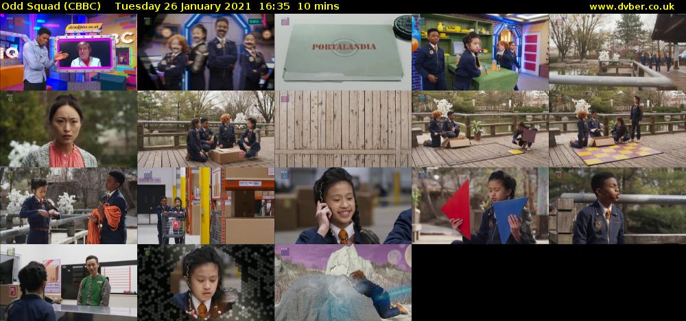 Odd Squad (CBBC) Tuesday 26 January 2021 16:35 - 16:45
