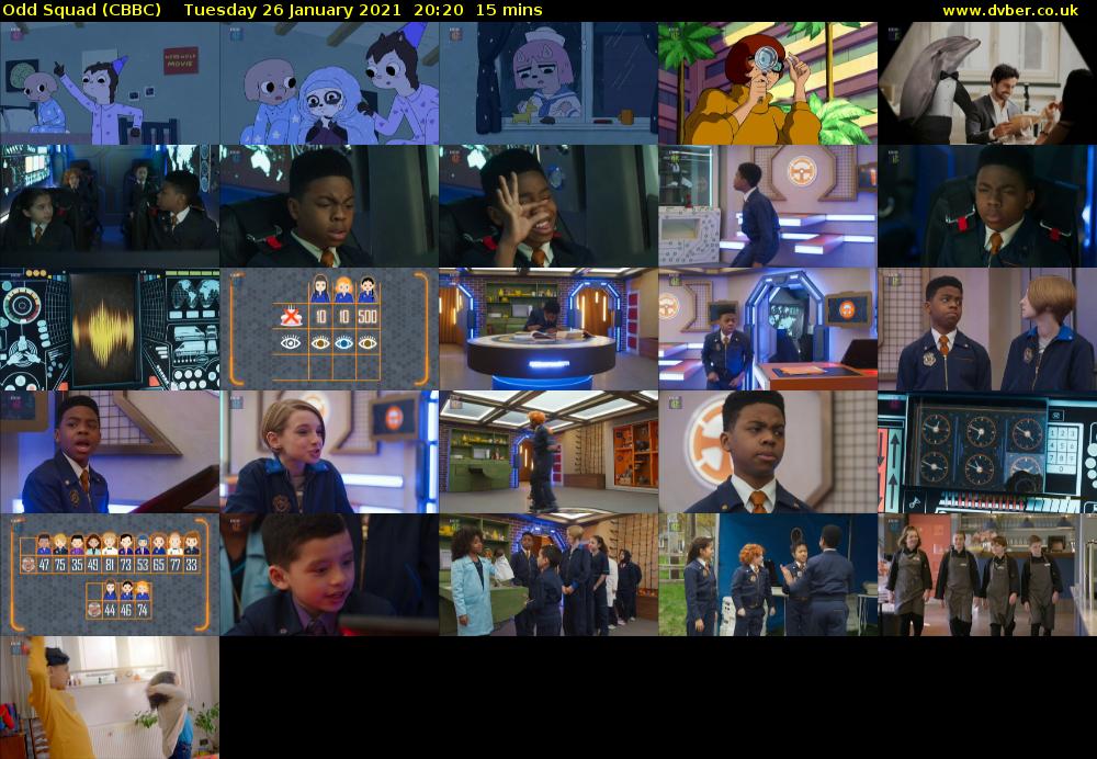 Odd Squad (CBBC) Tuesday 26 January 2021 20:20 - 20:35