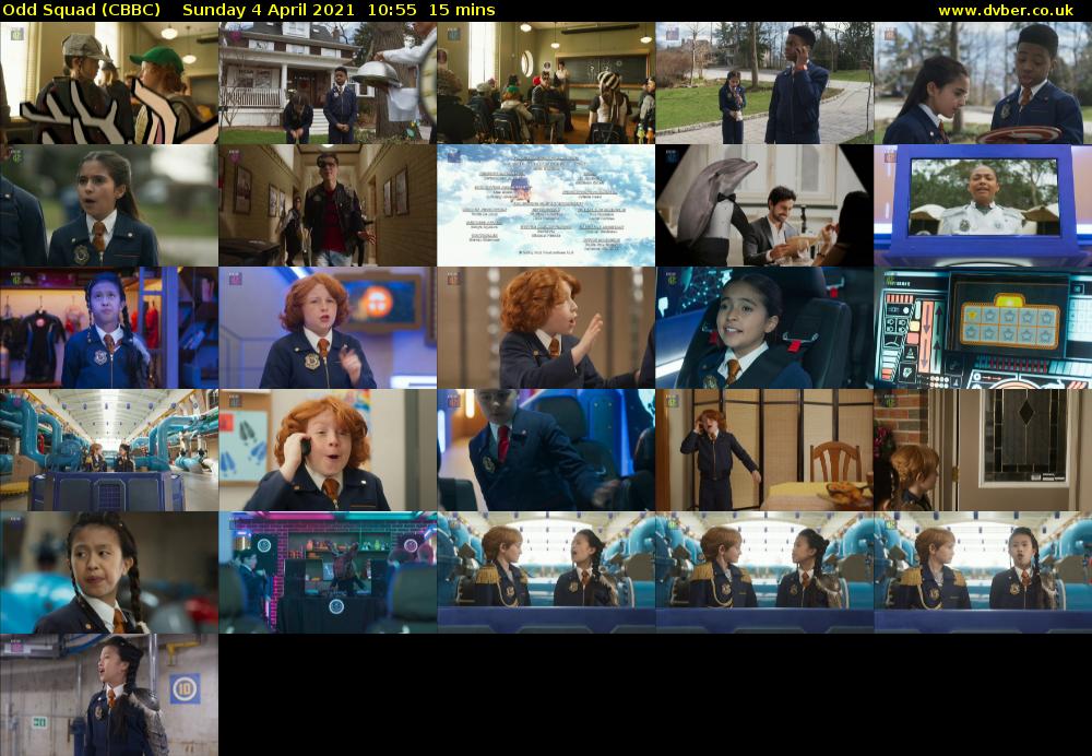 Odd Squad (CBBC) Sunday 4 April 2021 10:55 - 11:10