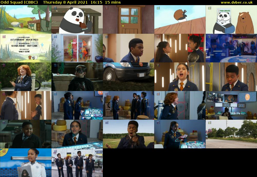 Odd Squad (CBBC) Thursday 8 April 2021 16:15 - 16:30