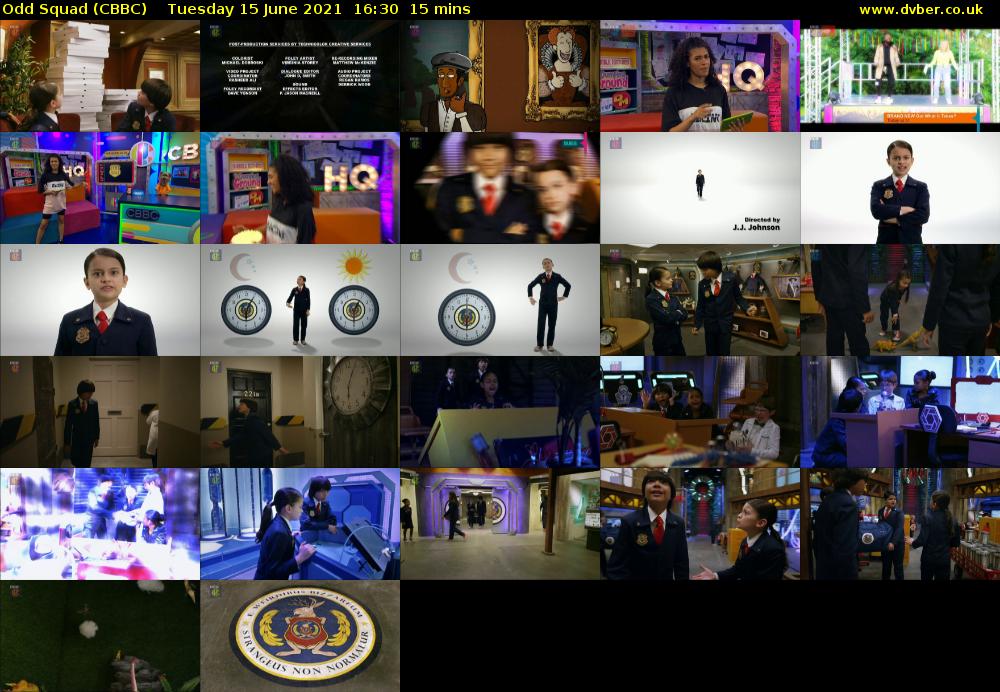 Odd Squad (CBBC) Tuesday 15 June 2021 16:30 - 16:45