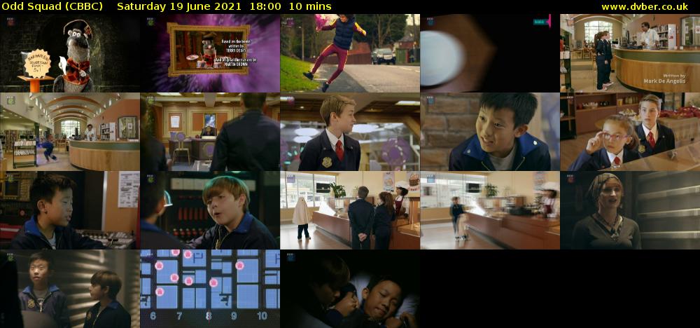 Odd Squad (CBBC) Saturday 19 June 2021 18:00 - 18:10