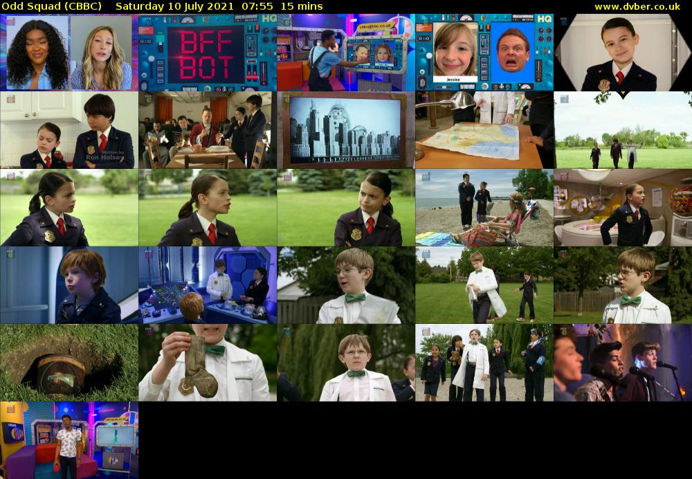 Odd Squad (CBBC) Saturday 10 July 2021 07:55 - 08:10