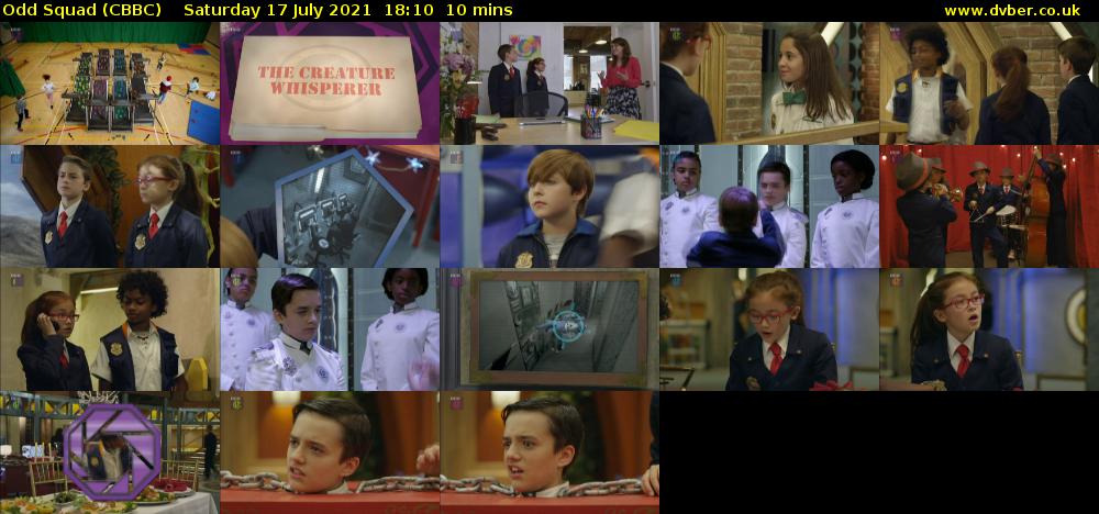 Odd Squad (CBBC) Saturday 17 July 2021 18:10 - 18:20
