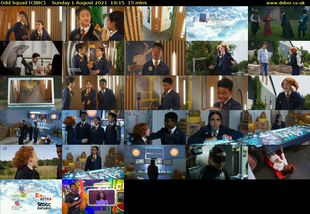 Odd Squad (CBBC) Sunday 1 August 2021 10:15 - 10:30