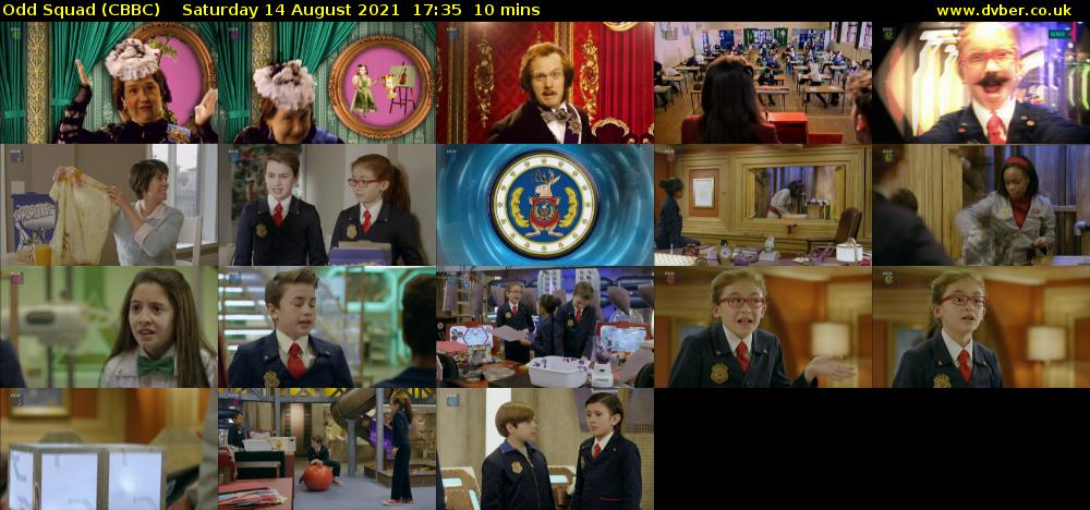 Odd Squad (CBBC) Saturday 14 August 2021 17:35 - 17:45