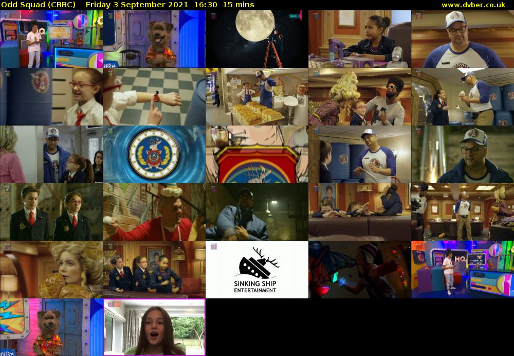Odd Squad (CBBC) Friday 3 September 2021 16:30 - 16:45