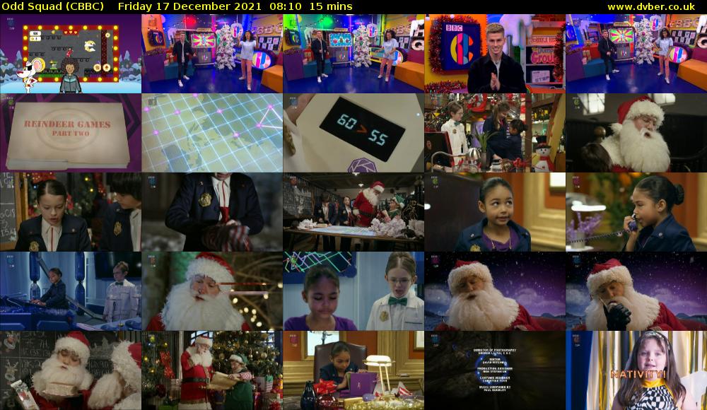 Odd Squad (CBBC) Friday 17 December 2021 08:10 - 08:25